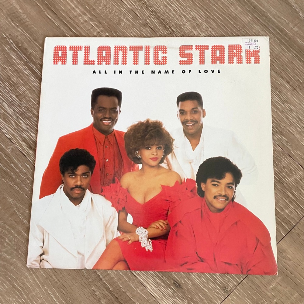 Atlantic Starr All In The Name Of Love Vinyl LP 1987 Warner Bros R&B Soul Music